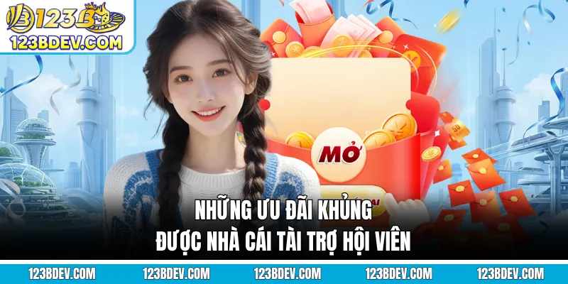 Những ưu đãi khủng được nhà cái tài trợ hội viên